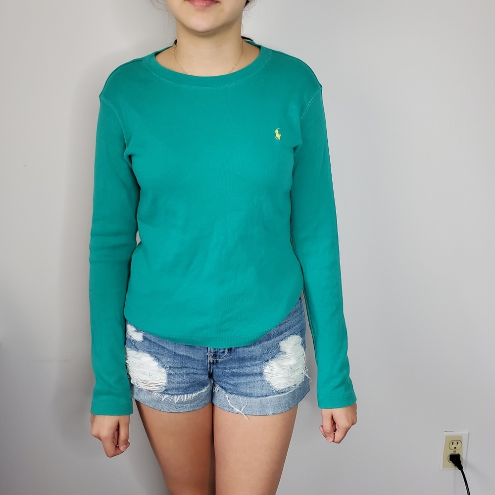 Ralph Lauren Polo Sport Green Long Sleeve T-Shirt